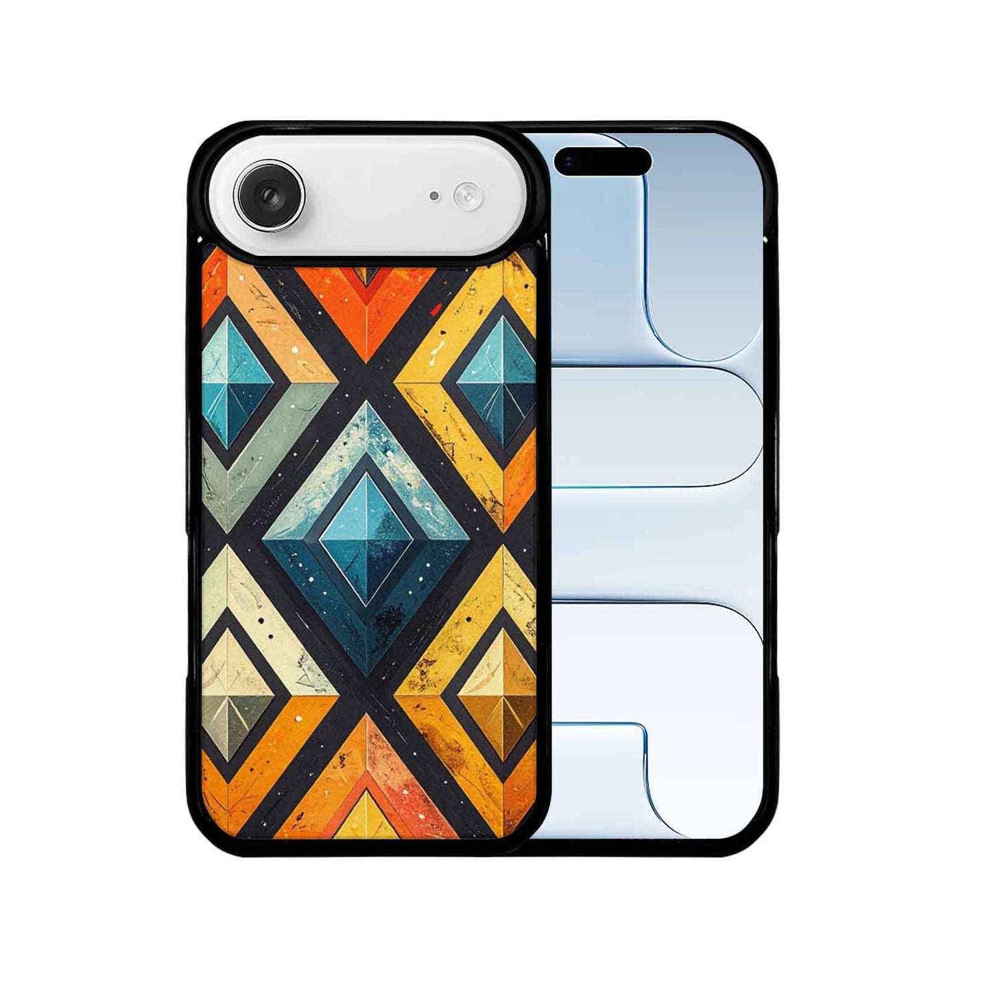 iPhone 17 Air Case — Vintage Summer Diamond Retro Vintage, Custom Print Case Cover