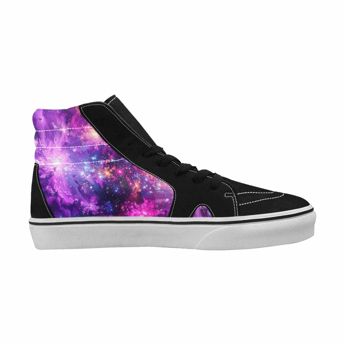 MEN'S Galaxy Nebula Galaxy Nebula High Top Canvas Neon Fantasy Shoes