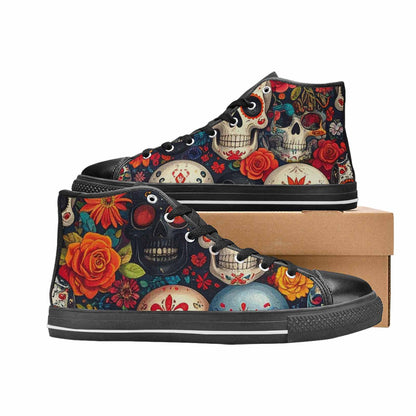 MEN'S Skull High Top Canvas Dreamcore Shoes