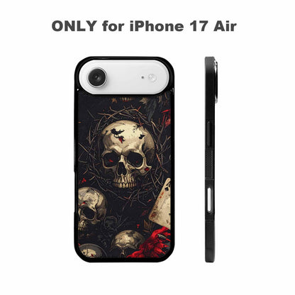 iPhone 17 Air Case — Skull Dark Art Gothic Print Gothic, Customized Protective Case