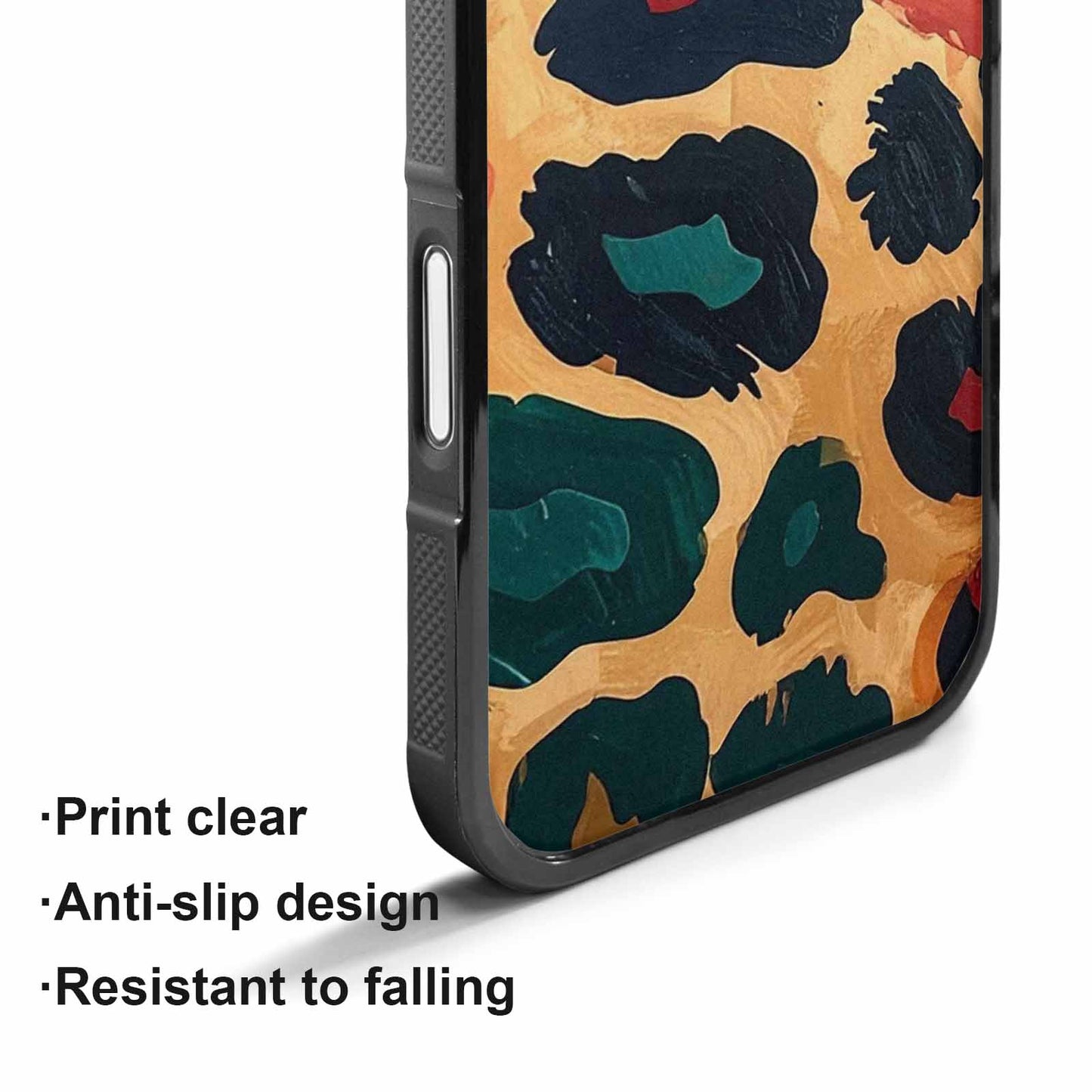 iPhone 17 Case — Leopard Wallpaper Print Animal Print, Custom Printed Phone Case