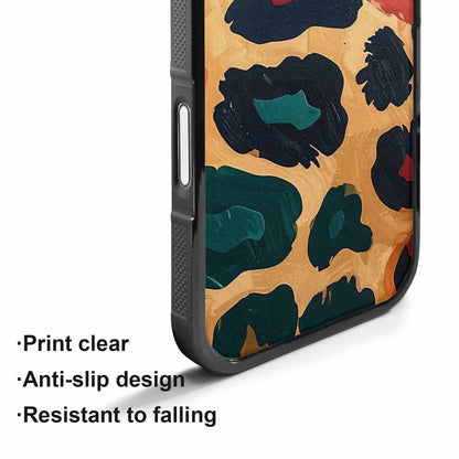 iPhone 17 Case — Leopard Wallpaper Print Animal Print, Custom Printed Phone Case
