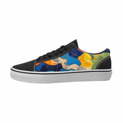 MEN'S Camo Full Color Canvas Custom Design Surreal Sneakers