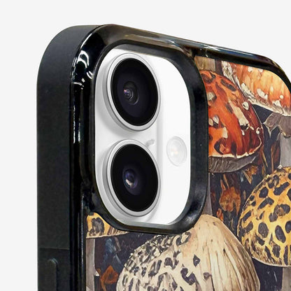 iPhone 16 Case — Mushrooms Pattern Hundreds Of, Unique Phone Case Design