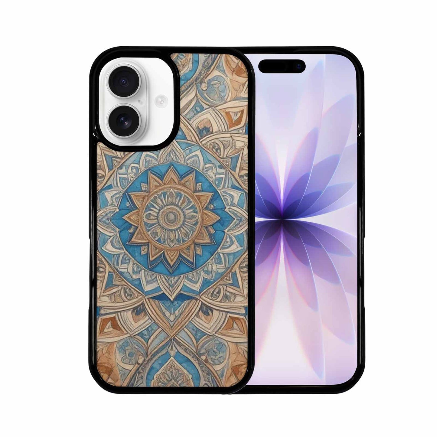 iPhone 17 Case — Small Mandala Pattern, Randomly Floral, Customized Protective Case
