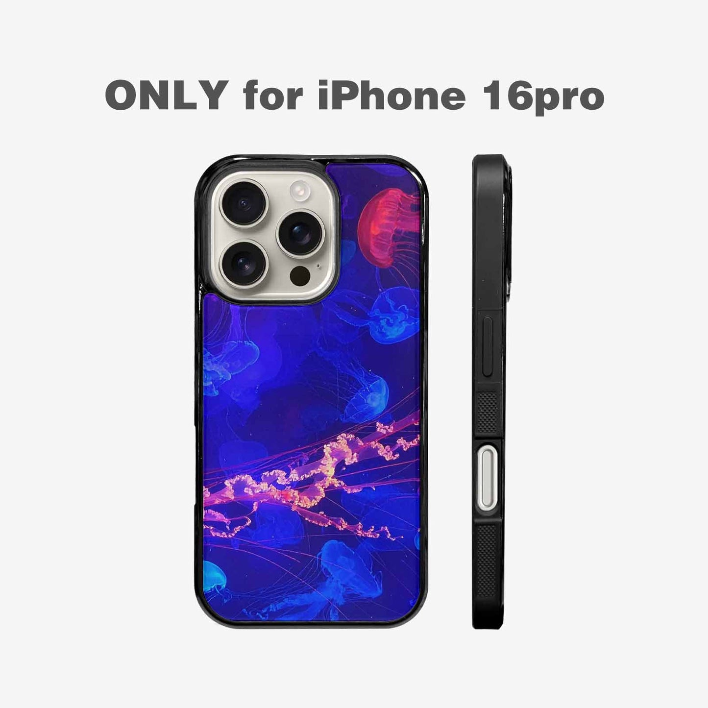 iPhone 16 Pro Case — Jellyfish Glow Jellyfish Glow Pattern Hundreds, Unique Phone Case Design