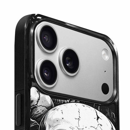 iPhone 17 Pro Max Case — Skull Dark Art Gothic Print Gothic, Custom Designed Case Cover