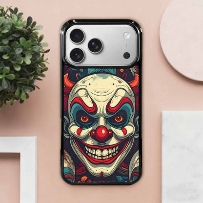 iPhone 17 Pro Max Case — Evil Circus Heads Faces Cartoon Cute, Custom Designed Case Cover