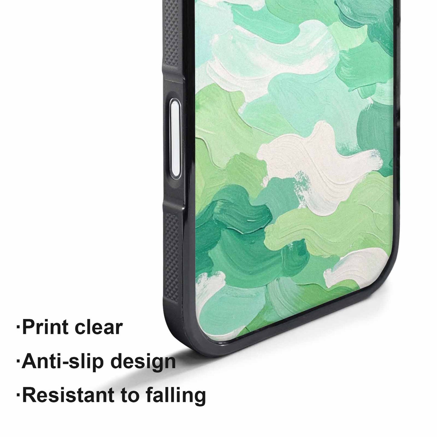 iPhone 17 Air Case — Seamless Tileable Pattern Of Overlapping Camo, Custom Print Case Cover
