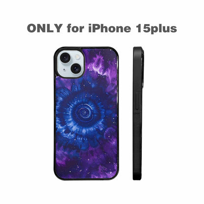 iPhone 15 Plus Case — Cosmic Tie Dye, Customized Protective Case