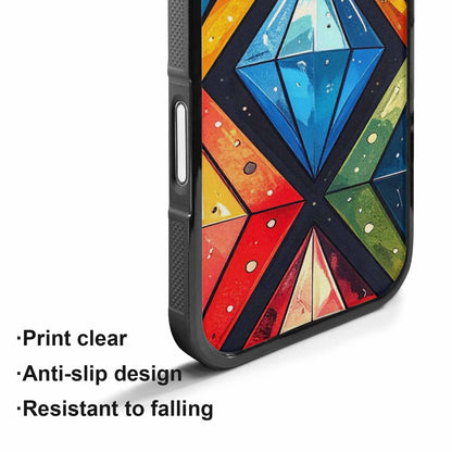 iPhone 17 Case — Vintage Summer Diamond Retro Vintage, Custom Art Phone Cover