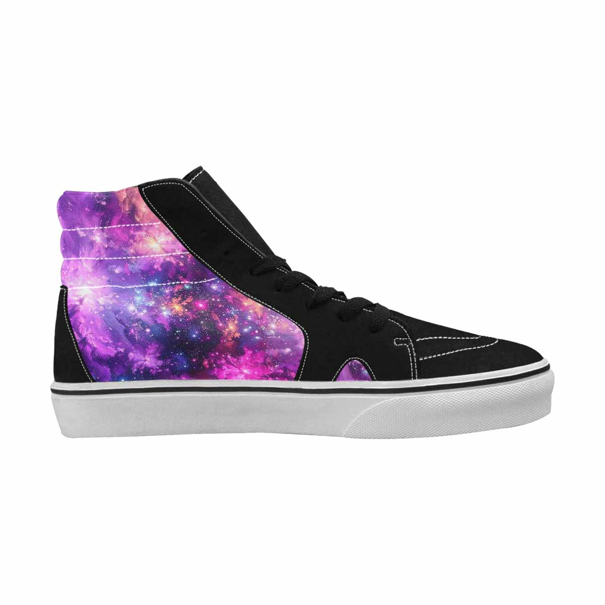 MEN'S Galaxy Nebula Galaxy Nebula High Top Canvas Kaleidoscope Custom Sneakers