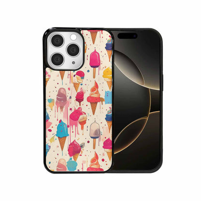 iPhone 15 Pro Max Case — Ice Cream Motif Ice Cream Motifs, Custom Made Phone Cover