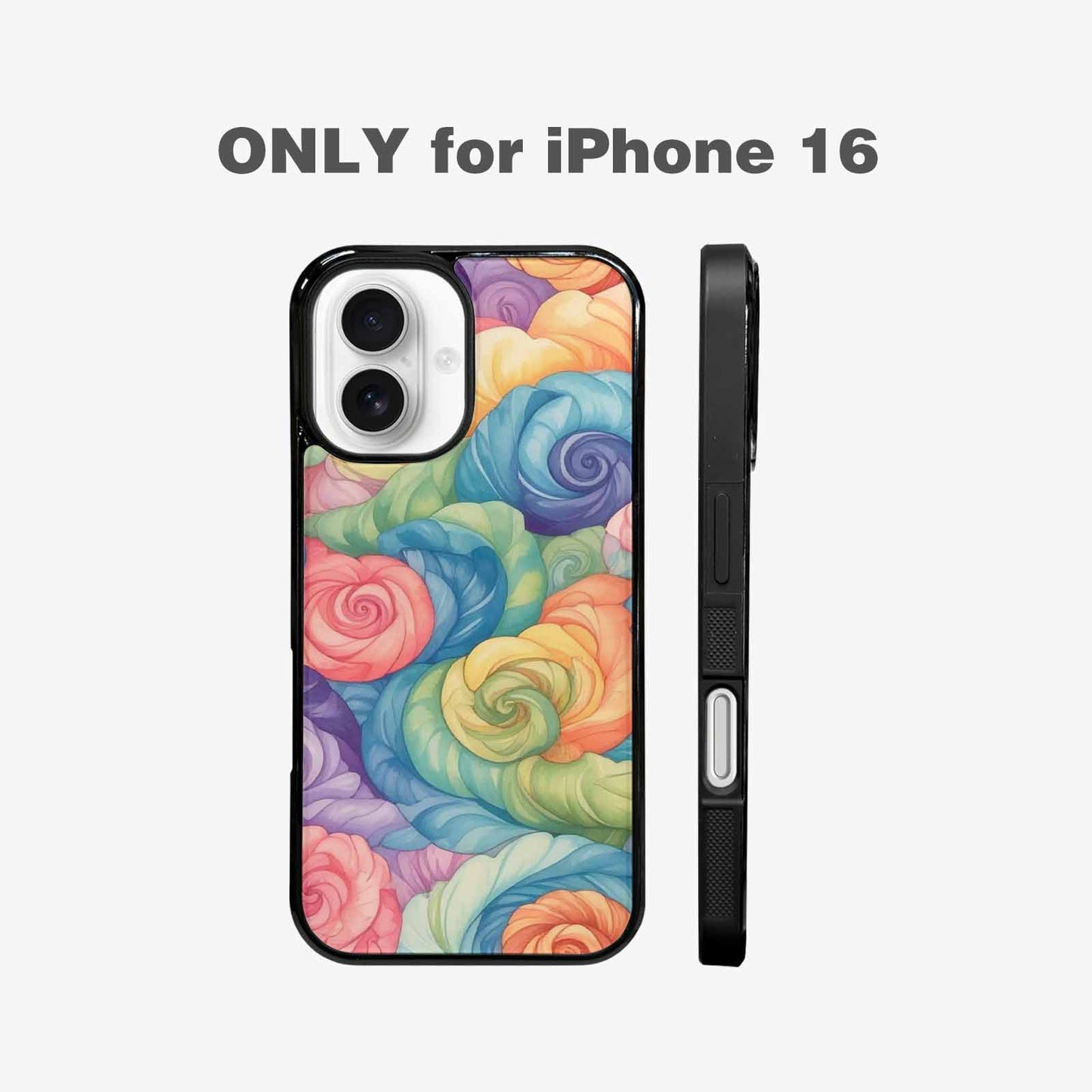 iPhone 16 Case — Tie Dye Swirls Tie Dye Swirls, Custom Phone Case