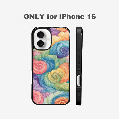 iPhone 16 Case — Tie Dye Swirls Tie Dye Swirls, Custom Phone Case