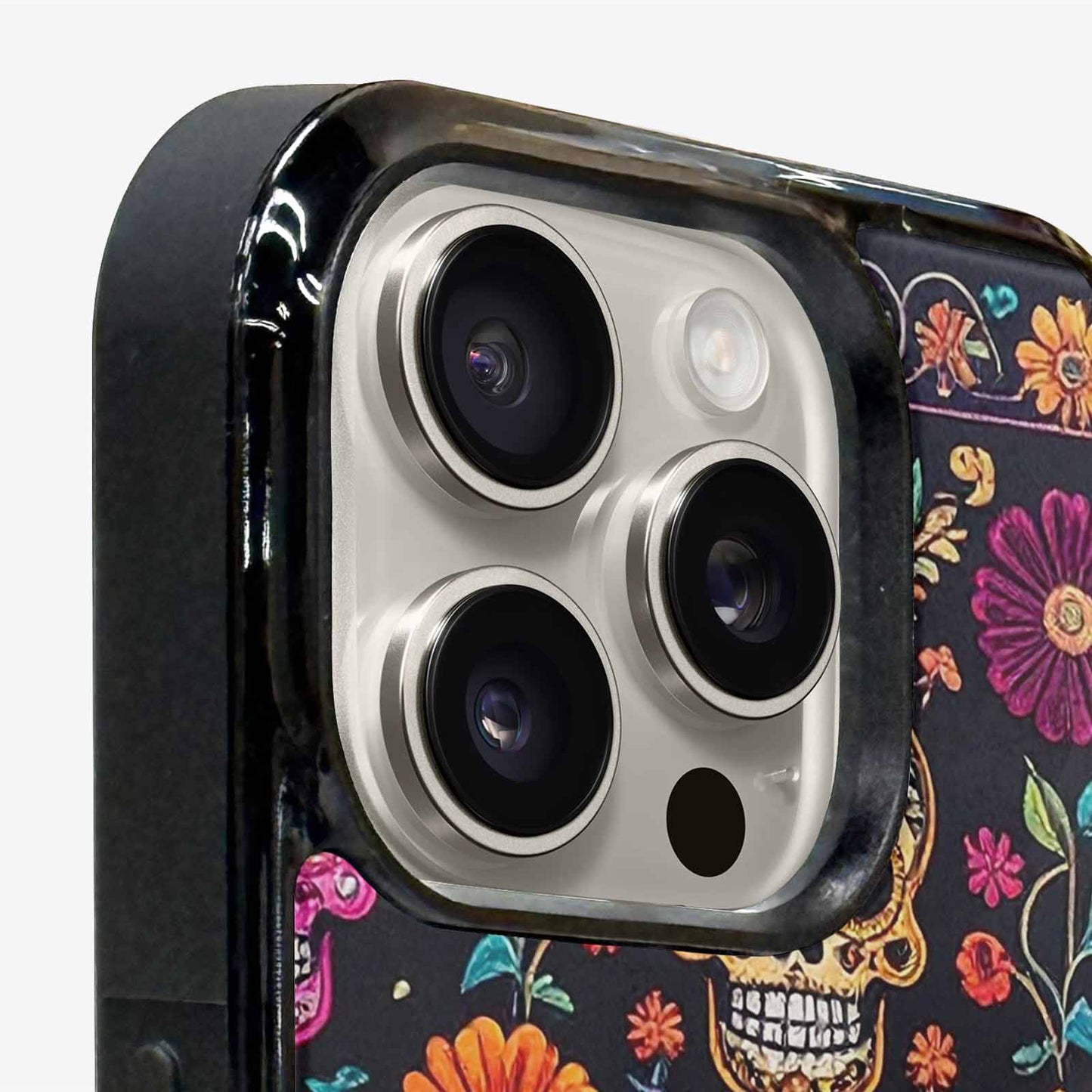 iPhone 16 Pro Max Case — Colorful Dia De Los Muertos Sugar, Custom Designed Case Cover