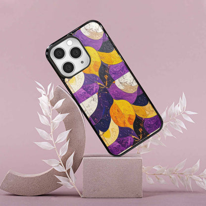 iPhone 15 Pro Max Case — Nonbinary Flag Color Theme Small Rainbow, Unique Phone Case Design