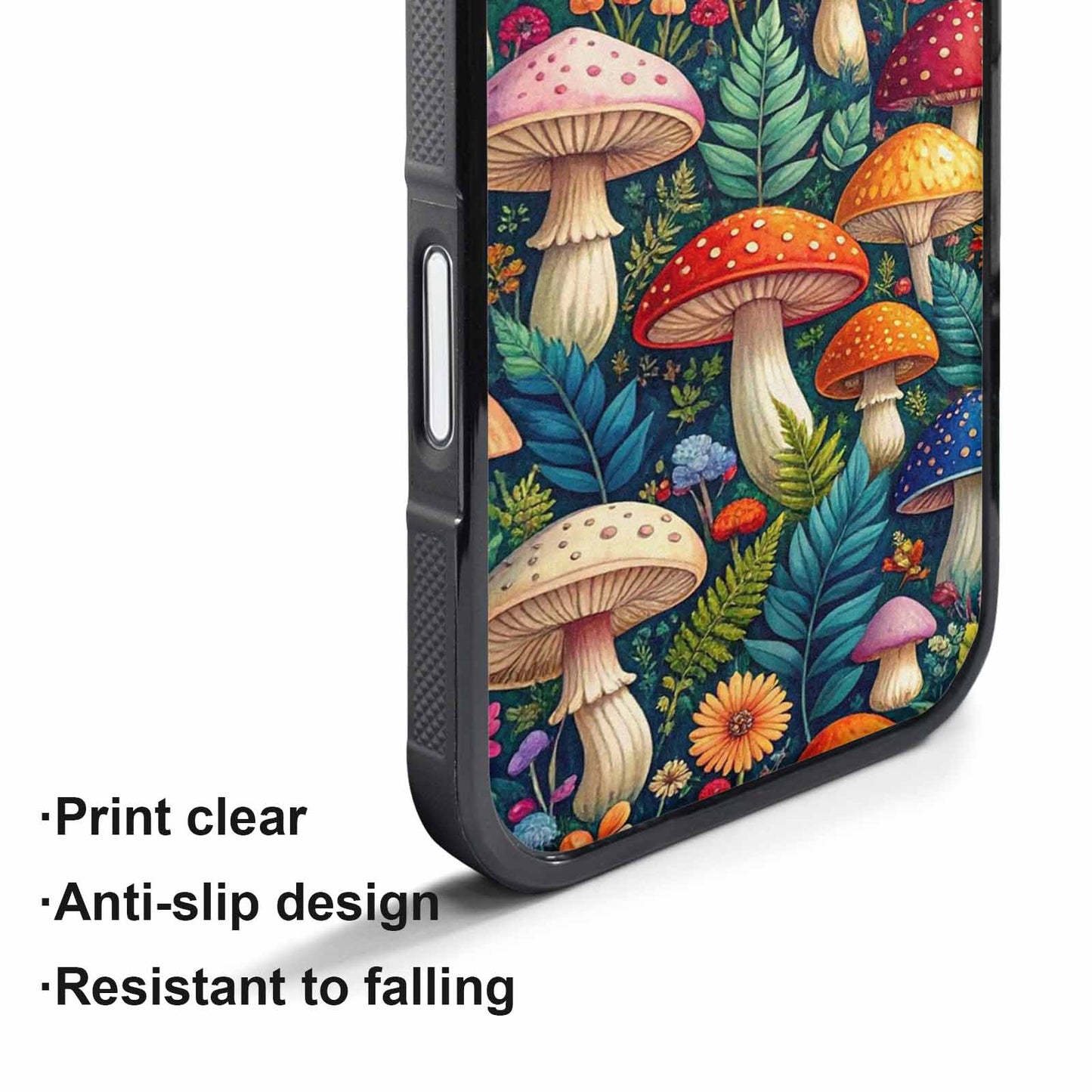 iPhone 17 Pro Max Case — Mushrooms Botanicalmushrooms P Ias Floral, Custom Made Phone Cover
