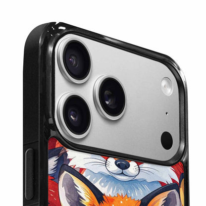 iPhone 17 Pro Max Case — Watercolor Kawaii Fox Watercolor Abstract, Custom Phone Case