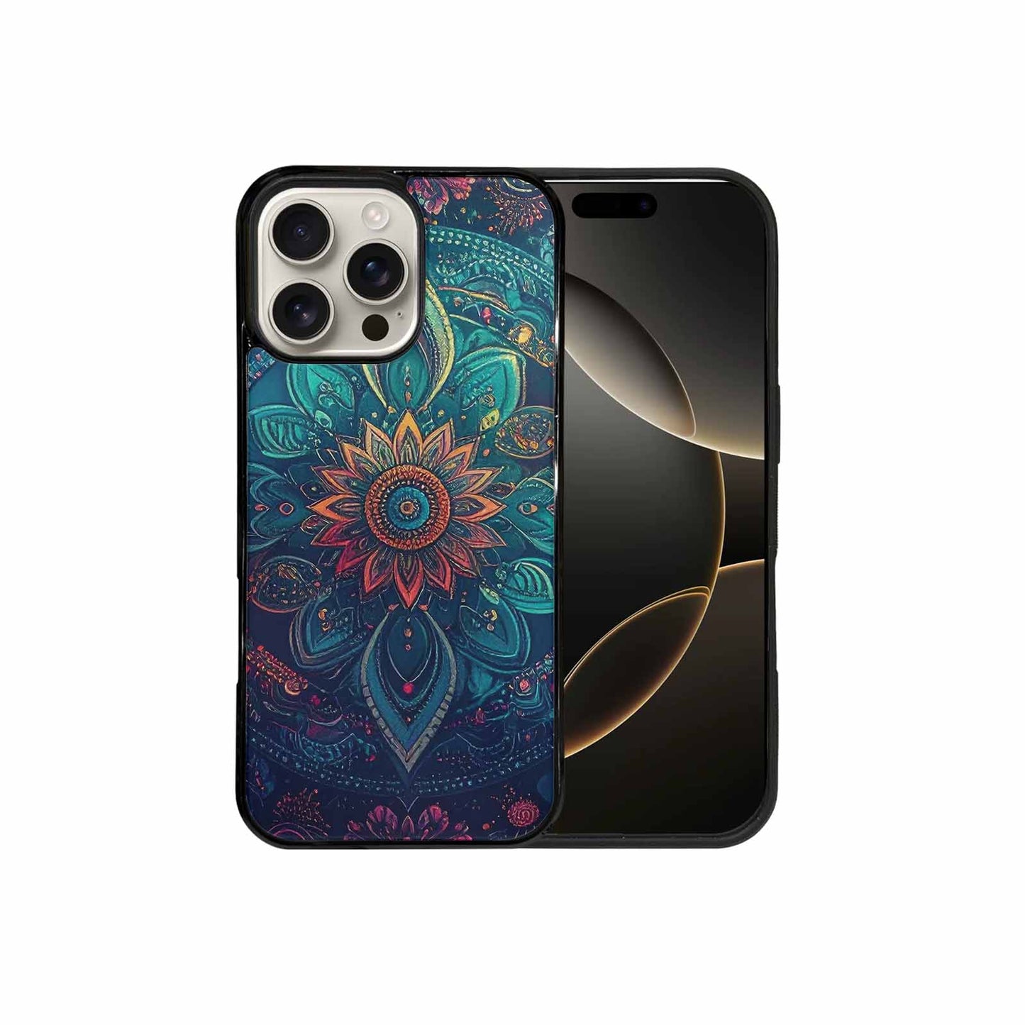 iPhone 16 Pro Max Case — Paisley Mandala, Custom Made Phone Cover