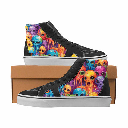 WOMEN'S Alien High Top Canvas Custom Fashion Cottagecore Shoes
