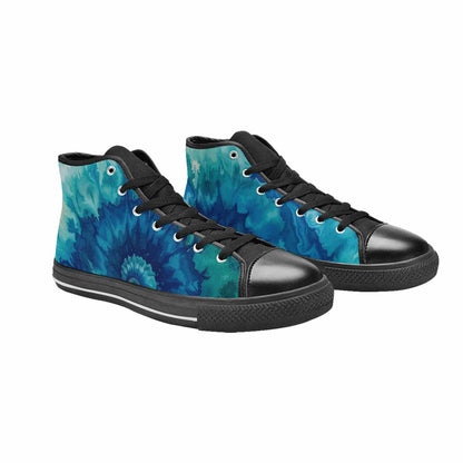 WOMEN'S Tie Dye - High Top Canvas Aesthetic Sneakers