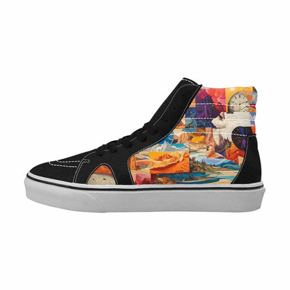 MEN'S Surreal Dream Fragment High Top Canvas Cottagecore Custom Sneakers