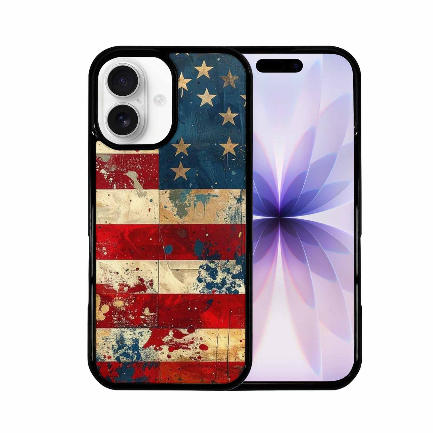iPhone 17 Case — Small American Flag Stars Galaxy Space, Unique Phone Case Design