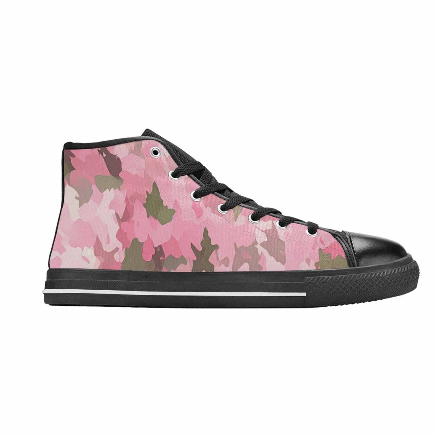 MEN'S Military Camouflage Blotch High Top Canvas Aesthetic Custom Shoes