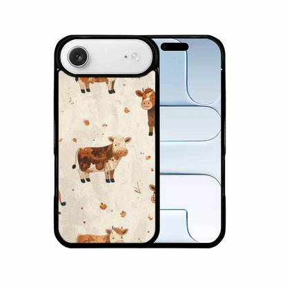 iPhone 17 Air Case — Small Cow Animal Print Art Animal, Custom Printed Phone Case