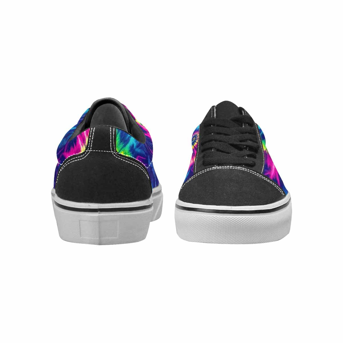 WOMEN'S Tie Dye - Canvas Lace-Up Wallpaper Art Custom Shoes