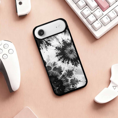 iPhone 17 Air Case — Tie Dye Acid Wash Black Tie, Custom Designed Case Cover