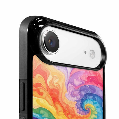 iPhone 17 Air Case — Tie Dye Swirls Tie Dye Tie, Custom Printed Phone Case