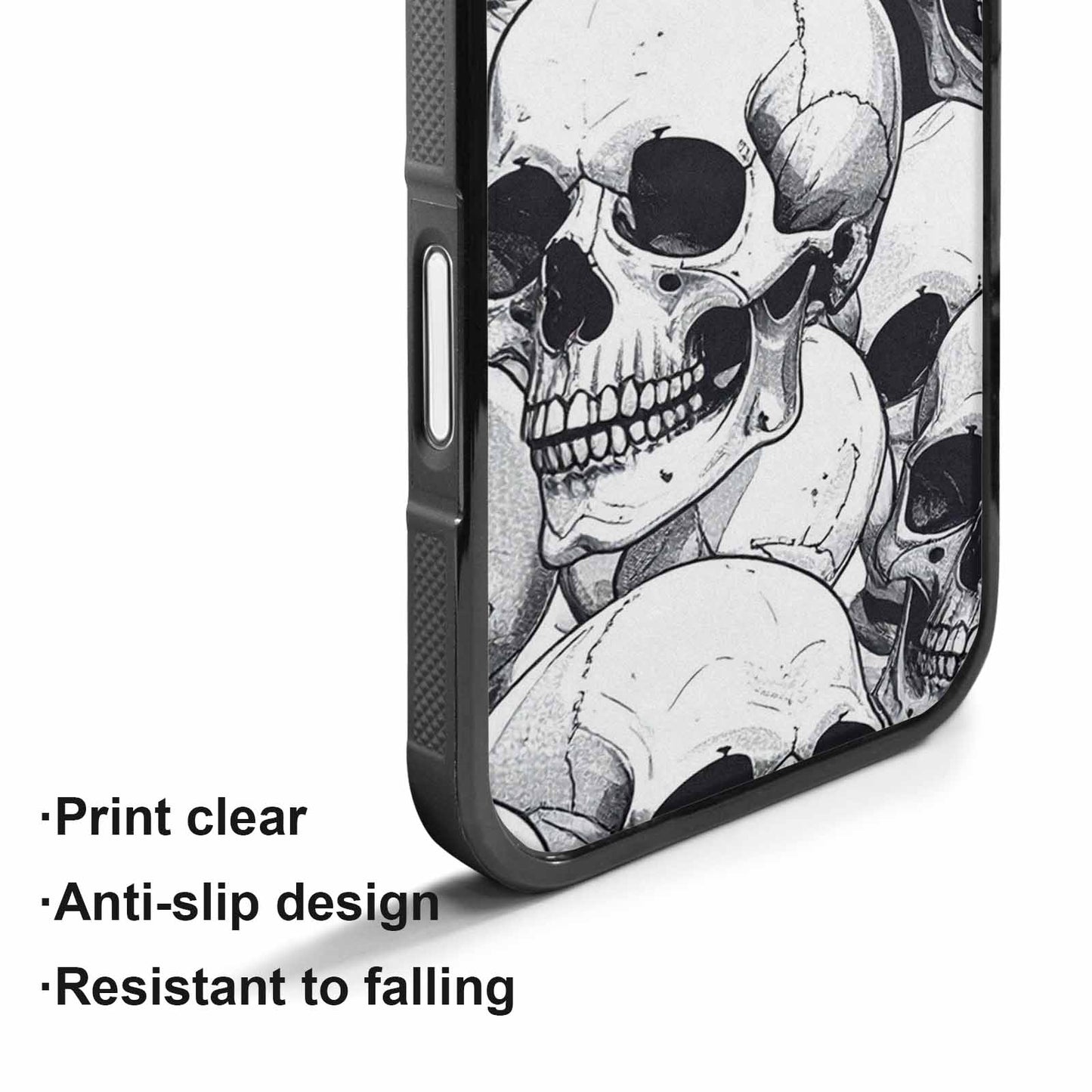 iPhone 17 Case — Skull Dark Art Gothic Print Gothic, Custom Designed Case Cover