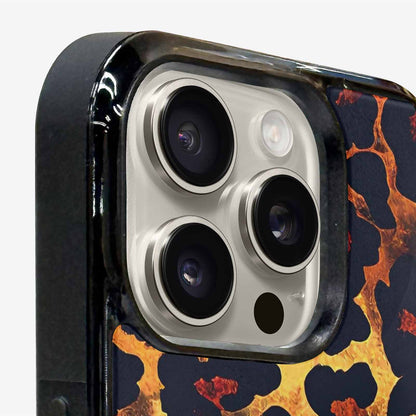 iPhone 16 Pro Max Case — Leopard Print Dark Seamless Pattern Vibrant, Custom Art Phone Cover
