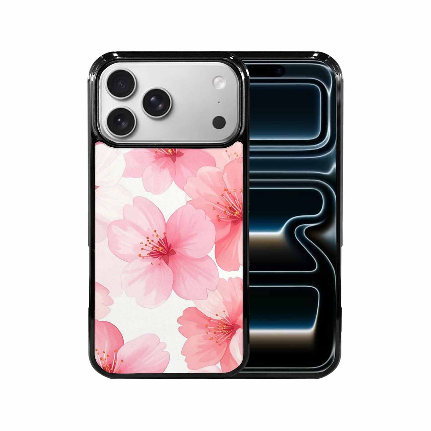 iPhone 17 Pro Max Case — Japanese Cherry Blossom Pattern, Floral, Custom Phone Case