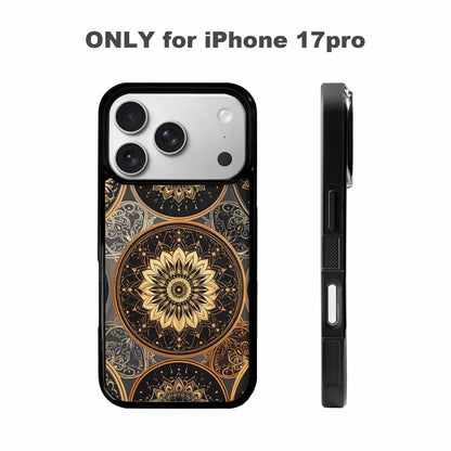 iPhone 17 Pro Case — Small Mandala Pattern Randomly Varying Floral, Custom Made Phone Cover