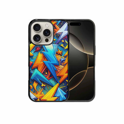 iPhone 16 Pro Case — Lightning Bolt Storm Pattern Hundreds Of, Custom Phone Case