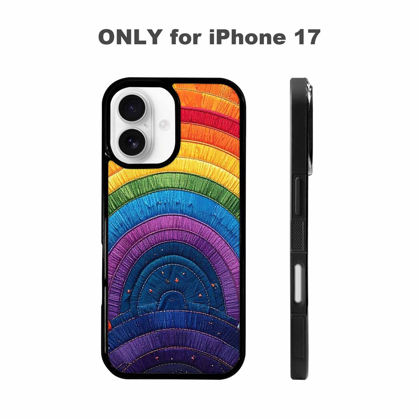 iPhone 17 Case — Vivid Camo Rainbow Camo, Original Design Phone Case