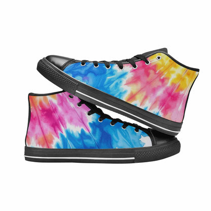 WOMEN'S Tie Dye Drip High Top Canvas Dreamcore Shoes