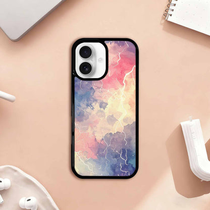 iPhone 17 Case — Vintage Spring Lightning Retro Vintage, Customized Protective Case