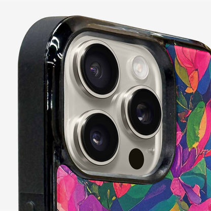 iPhone 16 Pro Case — Polysexual Flag Color Theme Small Rainbow, Unique Phone Case Design