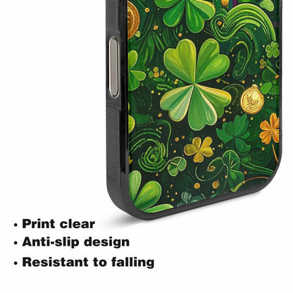 iPhone 16 Pro Max Case — St Patrick\'s Clover St Patrick\'s Clover, Custom Art Phone Cover