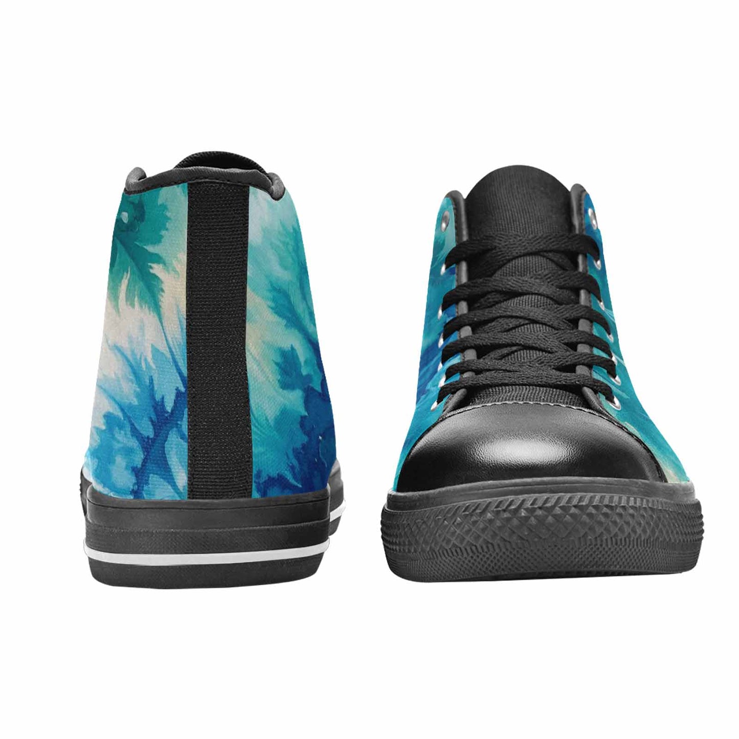 MEN'S Tie Dye - High Top Canvas Surreal Shoes
