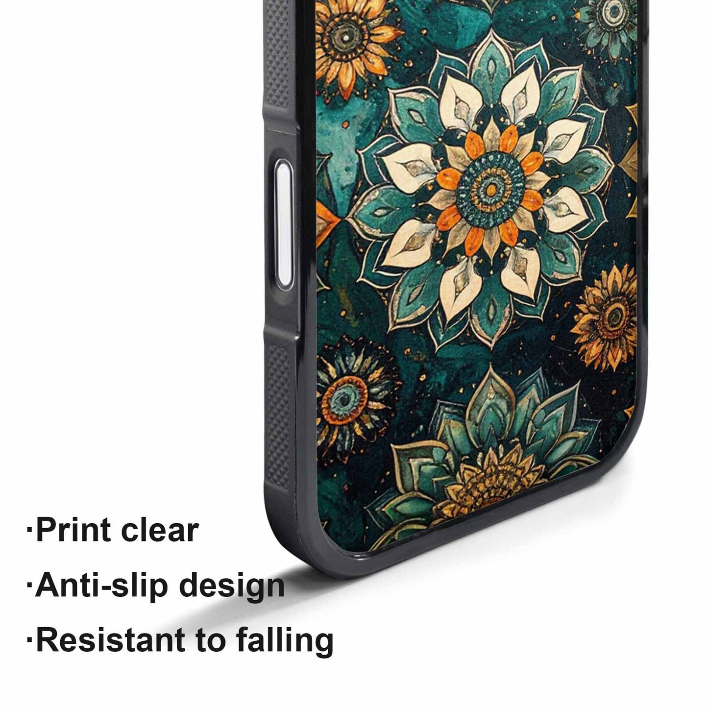 iPhone 17 Air Case — Small Mandala Pattern Randomly Varying Floral, Unique Phone Case Design