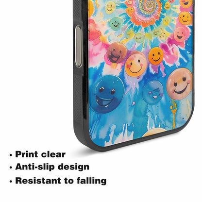 iPhone 16 Pro Max Case — Smiley Facessmiley Faces Tie D, Customized Protective Case