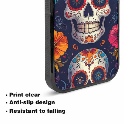 iPhone 15 Plus Case — Day Of Dead Sugar Skull Custom, Custom Print Case Cover