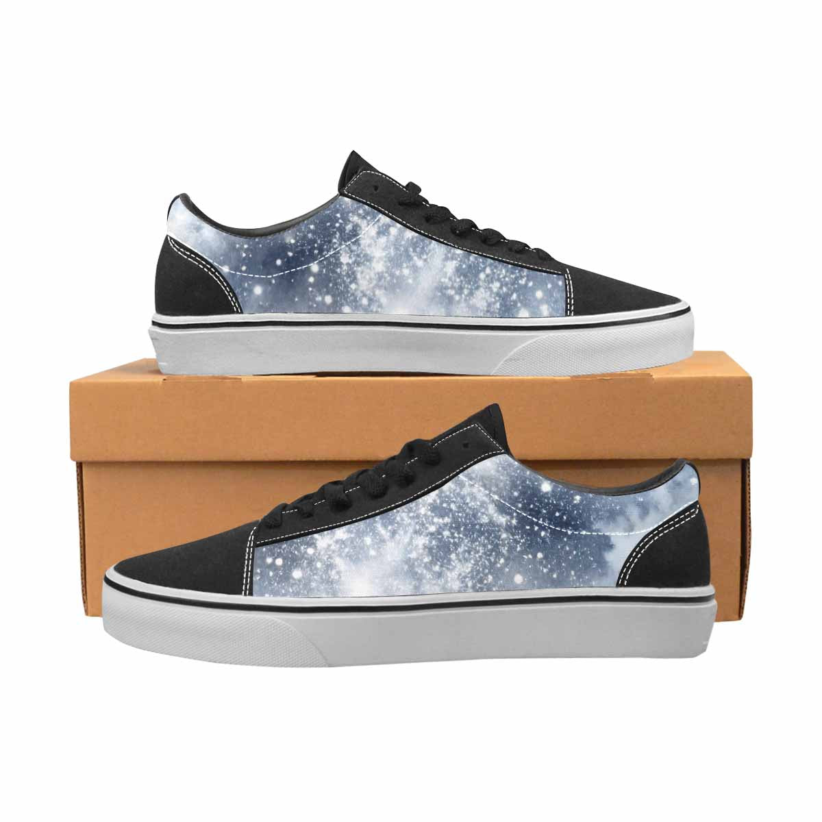MEN'S Galaxy Art - Canvas Lace-Up Wallpaper Art Custom Shoes