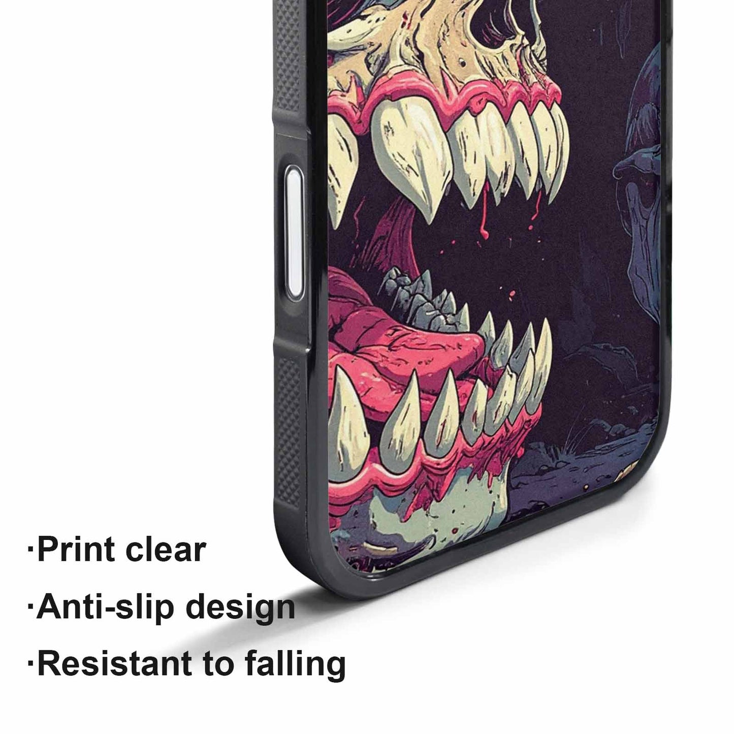 iPhone 17 Pro Max Case — Skull Dark Art Gothic Print Gothic, Unique Phone Case Design
