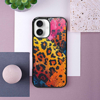 iPhone 16 Case — Full Color Vibrant Animal Print Animal, Custom Made Phone Cover